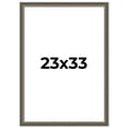 thumbnail image 1 of 23x33 Frame Silver Real Wood Picture Frame Width 1.25 Inches | Interior Frame Depth 0.5 Inches |, 1 of 8
