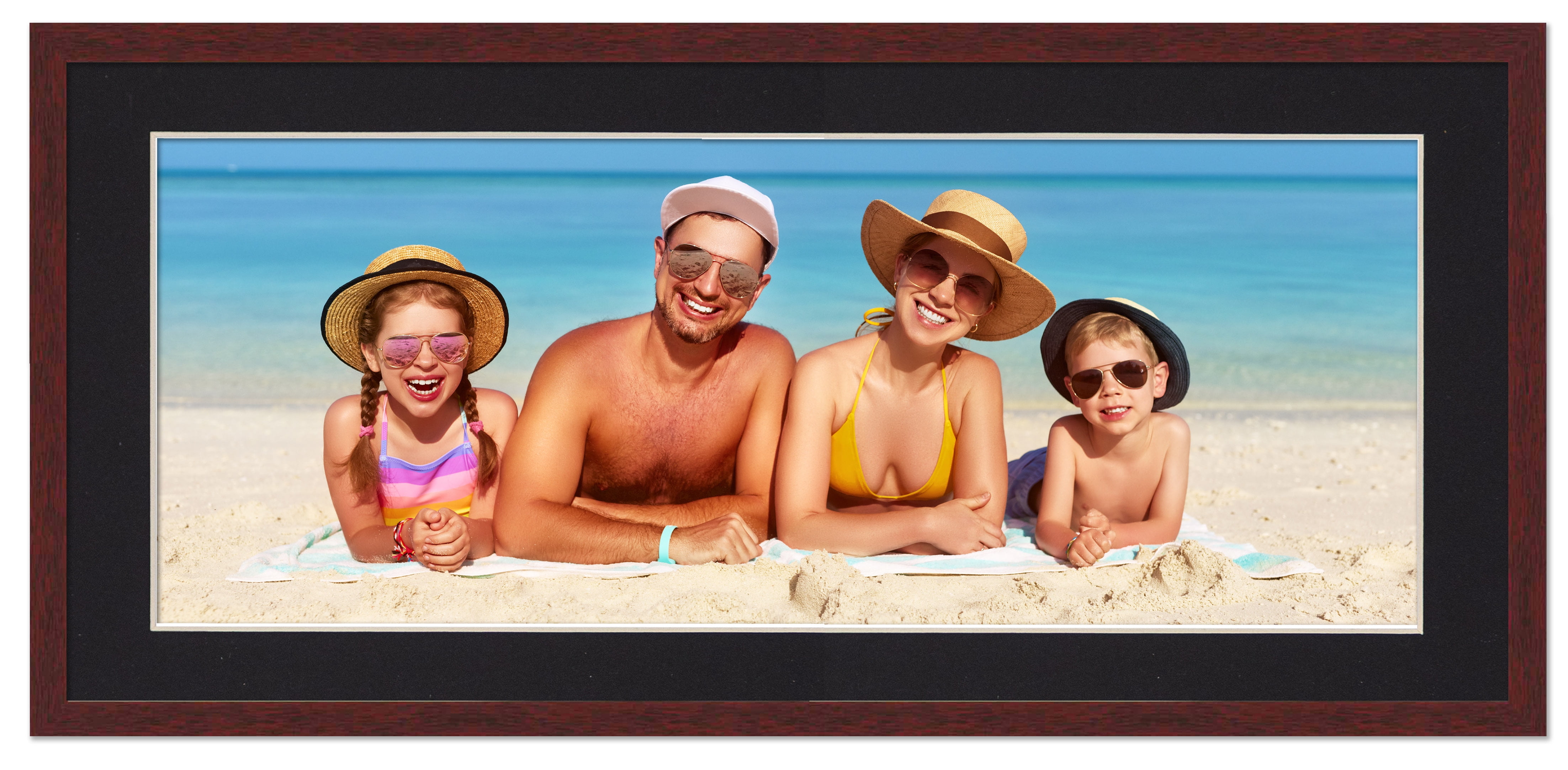5x15 Frame With Mat Brown 8x18 Frame Wood Made To Display Print Or 5x15 frame with mat brown 8x18 frame wood made to display print or