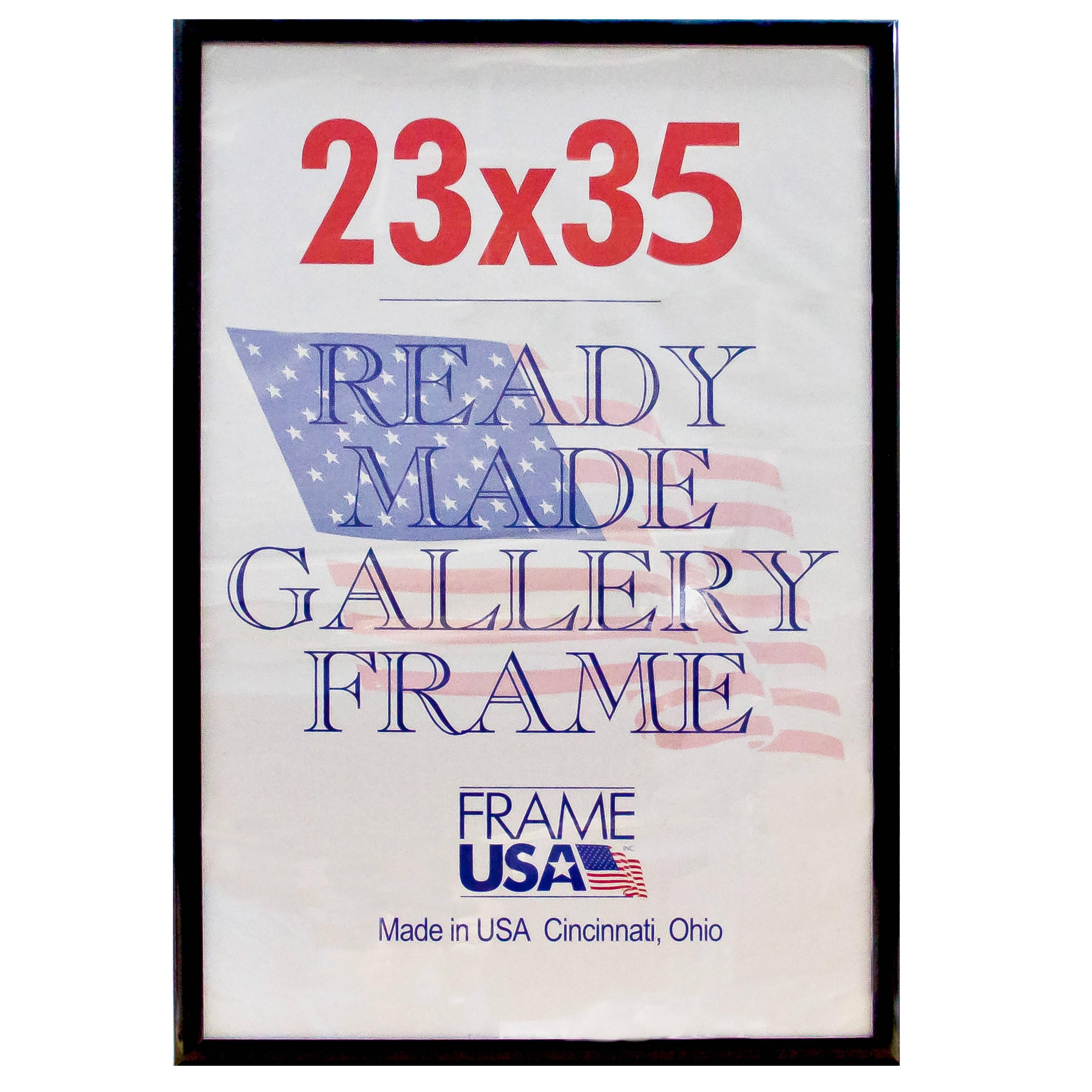 23x35 Black Polystyrene Deluxe Poster Frame