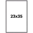 thumbnail image 1 of 23x35 Frame Blue Kingsley Pewter Solid Wood Picture Frame Width 0.75 Inches |Interior Depth 0.5, 1 of 8