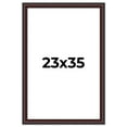 thumbnail image 1 of 23x35 Frame Brown Round Mahogany Solid Wood Picture Frame | 1.625 Inch Moulding Width | with UV, 1 of 8