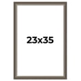 thumbnail image 1 of 23x35 Frame Brown Solid Wood Picture Frame | 1.75 Inch Moulding Width | Austin Frame Complete with, 1 of 8