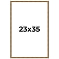 thumbnail image 1 of 23x35 Frame Gold Kingsley Distressed Solid Wood Picture Frame Width 0.75 Inches | Interior Frame, 1 of 8