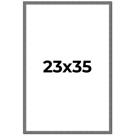 23x35 Frame Slate Blue Distressed Rustic Solid Wood Picture Frame | 0.75 Inch Moulding Width |