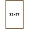 thumbnail image 1 of 23x37 Frame Gold Kingsley Distressed Solid Wood Picture Frame Width 0.75 Inches | Interior Frame, 1 of 8