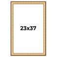 thumbnail image 1 of 23x37 Frame Gold Plein Aire Solid Wood Picture Frame Width 2 Inches | Interior Frame Depth 0.5, 1 of 8
