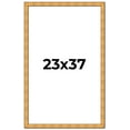 thumbnail image 1 of 23x37 Frame Gold Rustic Solid Wood Picture Frame | 1.25 Inch Wide Moulding | Rustique Gold, 1 of 8