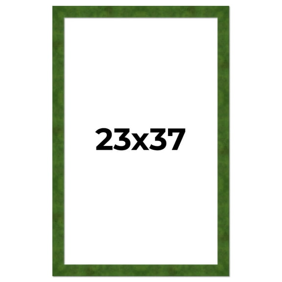 23x37 Frame Green Burl Solid Wood Picture Frame | 1.75 Inches Moulding Width | Interior Frame Depth