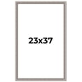 thumbnail image 1 of 23x37 Frame Grey Real Wood Picture Frame Width 1.25 inches | Interior Frame Depth 0.5 inches | Hans, 1 of 8