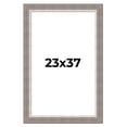 thumbnail image 1 of 23x37 Frame Grey Real Wood Picture Frame Width 2.75 Inches | Interior Frame Depth 0.5 Inches |, 1 of 8