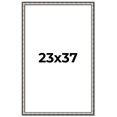 thumbnail image 1 of 23x37 Frame Silver Real Wood Picture Frame Width 1.125 Inches | Interior Frame Depth 0.5 Inches |, 1 of 8