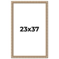 thumbnail image 1 of 23x37 Frame Silver Real Wood Picture Frame Width 1.5 inches | Interior Frame Depth 0.5 inches |, 1 of 8