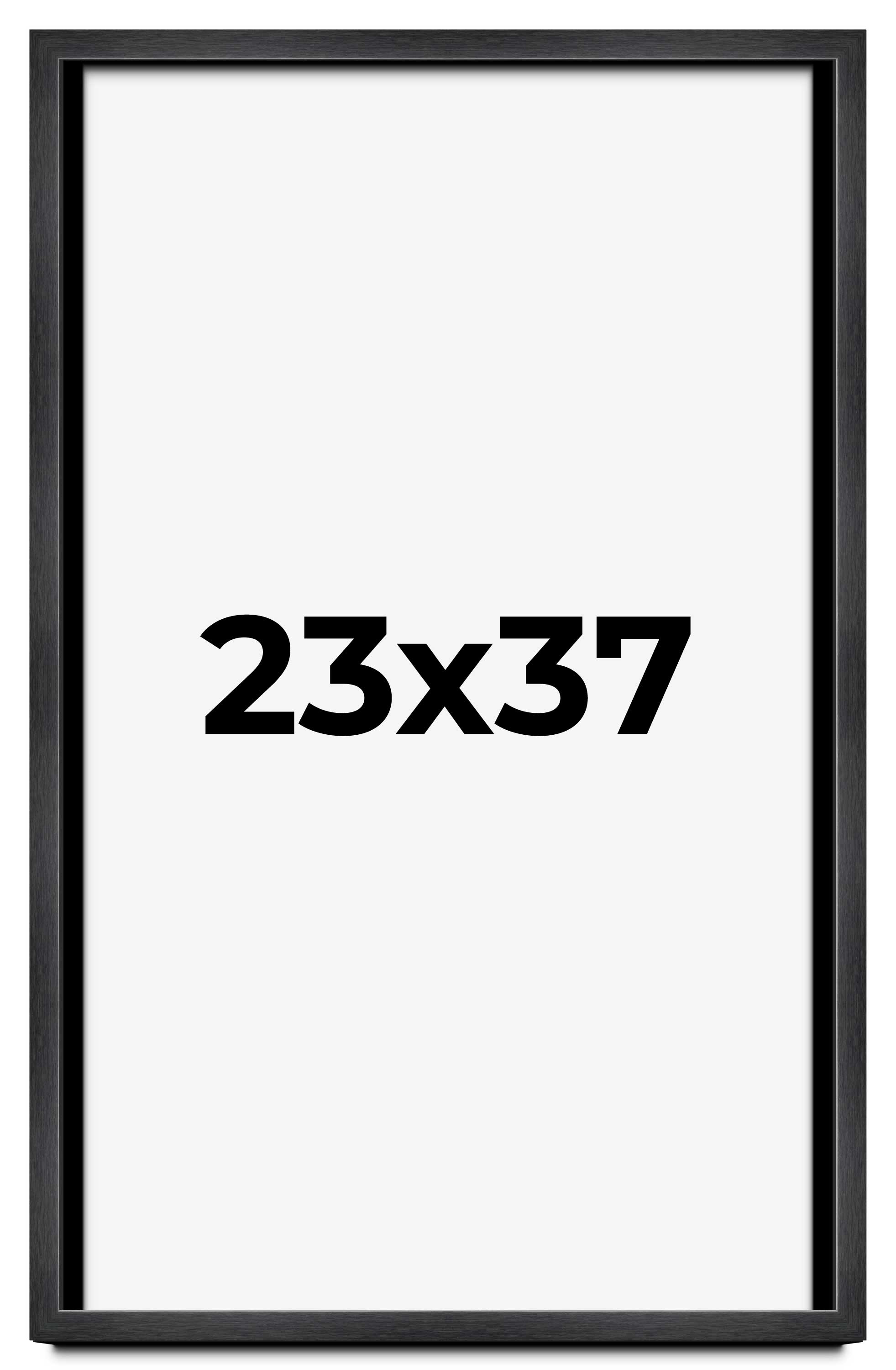 23x37 Shadow Box Frame Grey Charcoal Black | 0.875 Inches Deep | Solid ...