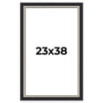 thumbnail image 1 of 23x38 Frame Black Real Wood Picture Frame Width 2.25 Inches | Interior Frame Depth 0.5 Inches |, 1 of 8