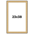 thumbnail image 1 of 23x38 Frame Gold Plein Aire Solid Wood Picture Frame Width 2 Inches | Interior Frame Depth 0.5, 1 of 8