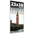 thumbnail image 1 of 23x38 Frame White Real Wood Picture Frame Width 0.75 inches | Interior Frame Depth 0.5 inches |, 1 of 8