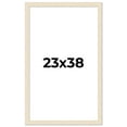 thumbnail image 1 of 23x38 Frame White Real Wood Picture Frame Width 1.5 inches | Interior Frame Depth 0.5 inches | Barn, 1 of 8
