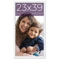 thumbnail image 1 of 23x39 Frame White Real Wood Picture Frame Width 0.75 inches | Interior Frame Depth 0.5 inches |, 1 of 8