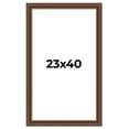 thumbnail image 1 of 23x40 Copper and Brown Real Wood Picture Frame Width 2 inches | Interior Frame Depth 0.5 inches |, 1 of 8