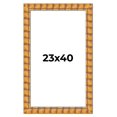 thumbnail image 1 of 23x40 Frame Beige Real Wood Picture Frame Width 3 inches | Interior Frame Depth 0.5 inches |, 1 of 8