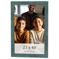 thumbnail image 1 of 23x40 Frame Blue Rustic Barnwood Solid Wood Picture Frame Width 1.25 Inches | Interior Depth 0.5, 1 of 8