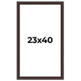 thumbnail image 1 of 23x40 Frame Brown Round Mahogany Solid Wood Picture Frame | 1.625 Inch Moulding Width | with UV, 1 of 8
