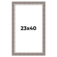 thumbnail image 1 of 23x40 Frame Grey Real Wood Picture Frame Width 2.75 Inches | Interior Frame Depth 0.5 Inches |, 1 of 8