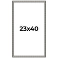 thumbnail image 1 of 23x40 Frame Silver Real Wood Picture Frame Width 1.125 Inches | Interior Frame Depth 0.5 Inches |, 1 of 8