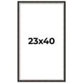 thumbnail image 1 of 23x40 Frame Silver Real Wood Picture Frame Width 1.25 Inches | Interior Frame Depth 0.75 Inches |, 1 of 8