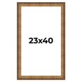 thumbnail image 1 of 23x40 Frame Vintage Gold Solid Wood Picture Frame | 2.5 Inch Moulding Width | Ornate Bronze Museo, 1 of 8