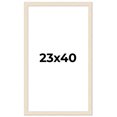 thumbnail image 1 of 23x40 Frame White Real Wood Picture Frame Width 1.5 inches | Interior Frame Depth 0.5 inches | Barn, 1 of 8