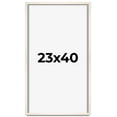 thumbnail image 1 of 23x40 Frame White Wash Solid Wood Picture Frame | 0.8125 Inch Moulding Width | Includes UV Acrylic, 1 of 8