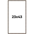 thumbnail image 1 of 23x43 Frame Brown Bamboo with Dark Coffee/Walnut Finish | Solid Wood Picture Frame Width 0.75, 1 of 8