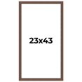thumbnail image 1 of 23x43 Frame Brown Distressed Barnwood Picture Frame | Rustic Farmhouse Photo Frame Includes UV, 1 of 8
