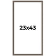 thumbnail image 1 of 23x43 Frame Silver Real Wood Picture Frame Width 1.25 Inches | Interior Frame Depth 0.5 Inches |, 1 of 8