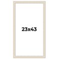 thumbnail image 1 of 23x43 Frame White Real Wood Picture Frame Width 1.75 inches | Interior Frame Depth 0.5 inches |, 1 of 8