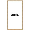thumbnail image 1 of 23x45 Frame Beige Real Wood Picture Frame Width 1.25 inches | Interior Frame Depth 0.5 inches |, 1 of 8