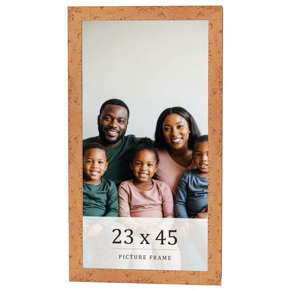23x45 Frame Beige Real Wood Picture Frame Width 1.25 inches | Interior Frame Depth 0.5 inches |