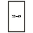 thumbnail image 1 of 23x45 Frame Black Real Wood Picture Frame Width 2.25 Inches | Interior Frame Depth 0.5 Inches |, 1 of 8