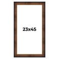 thumbnail image 1 of 23x45 Frame Brown Walnut Gold Ornate Trim Solid Wood Plein Air Picture Frame | 3 Inch Moulding, 1 of 8