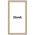 thumbnail image 1 of 23x45 Frame Gold Plein Aire Solid Wood Picture Frame Width 2 Inches | Interior Frame Depth 0.5, 1 of 8