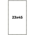 thumbnail image 1 of 23x45 Frame Silver Grey Distressed Solid Wood Picture Frame | 0.75 Inch Moulding Width | Interior, 1 of 8