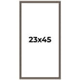 thumbnail image 1 of 23x45 Frame Silver Real Wood Picture Frame Width 1.25 Inches | Interior Frame Depth 0.5 Inches |, 1 of 8
