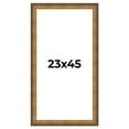 thumbnail image 1 of 23x45 Frame Vintage Gold Solid Wood Picture Frame | 2.5 Inch Moulding Width | Ornate Bronze Museo, 1 of 8