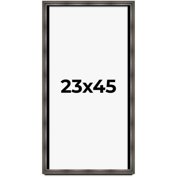 23x45 Shadow Box Frame Brown Cherry | 2.625 Inches Deep Pine Wood Traditional Shadowbox Display