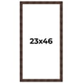 thumbnail image 1 of 23x46 Frame Brown Burl Real Wood Picture Frame Width 1.625 Inches | Interior Frame Depth 0.5 Inches, 1 of 8