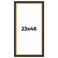 thumbnail image 1 of 23x46 Frame Gold Real Wood Picture Frame Width 2.25 Inches | Interior Frame Depth 0.5 Inches |, 1 of 8