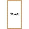 thumbnail image 1 of 23x46 Frame Gold Rustic Solid Wood Picture Frame | 1.25 Inch Wide Moulding | Rustique Gold, 1 of 8