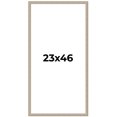 thumbnail image 1 of 23x46 Frame Grey Solid Wood Picture Frame Width 1 Inches | Interior Frame Depth 0.5 Inches |, 1 of 8