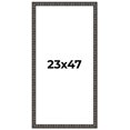 thumbnail image 1 of 23x47 Frame Black-Brown Medieval Solid Wood Picture Frame | 1.5 Inch Moulding Width | Gotham, 1 of 8